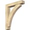 Ekena Millwork Thorton Block Rough Sawn Bracket w/ Offset Brace, Douglas Fir, 6"W x 30"D x 36"H BKT0604X30X36THR05RDF - alternate 1
